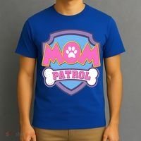 Mom Patrol Dog Mom Dad Funny Gift Birthday Party T-Shirt thumb 3