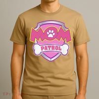 Mom Patrol Dog Mom Dad Funny Gift Birthday Party Cute T-Shirt thumb 3