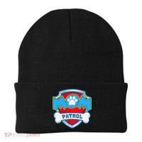 Mom Patrol Dog Mom Dad Funny Gift Birthday Party Beanie thumb 0