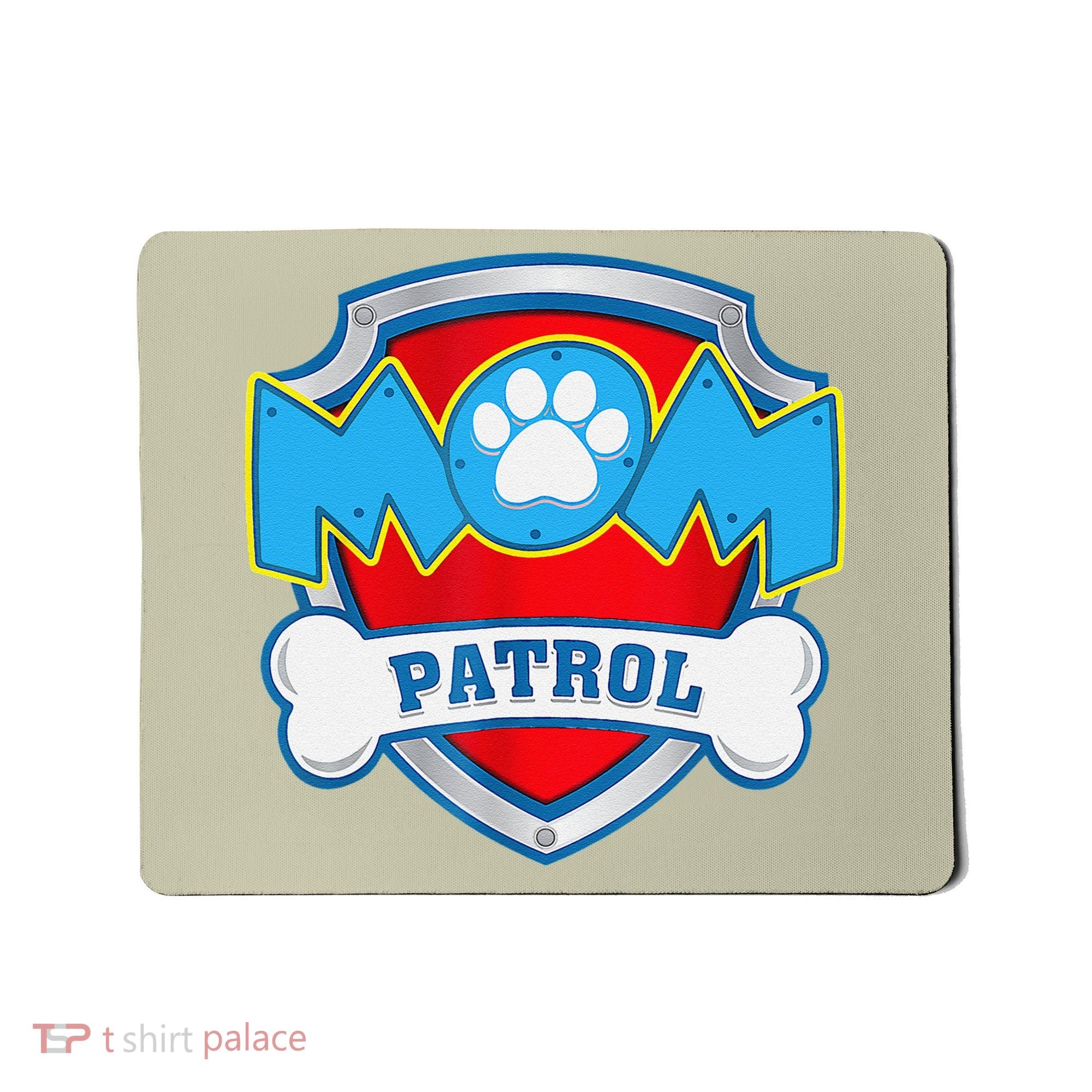 Mom Patrol Dog Mom Dad Funny Gift Birthday Party Mousepad