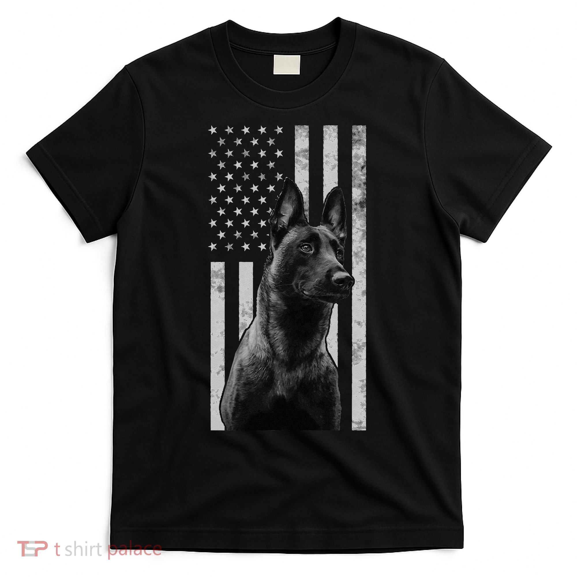 Malinois Police Dog Proud Owner USA K9 Police Canine Handler T-Shirt