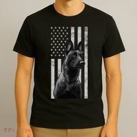 Malinois Police Dog Proud Owner USA K9 Police Canine Handler T-Shirt thumb 3