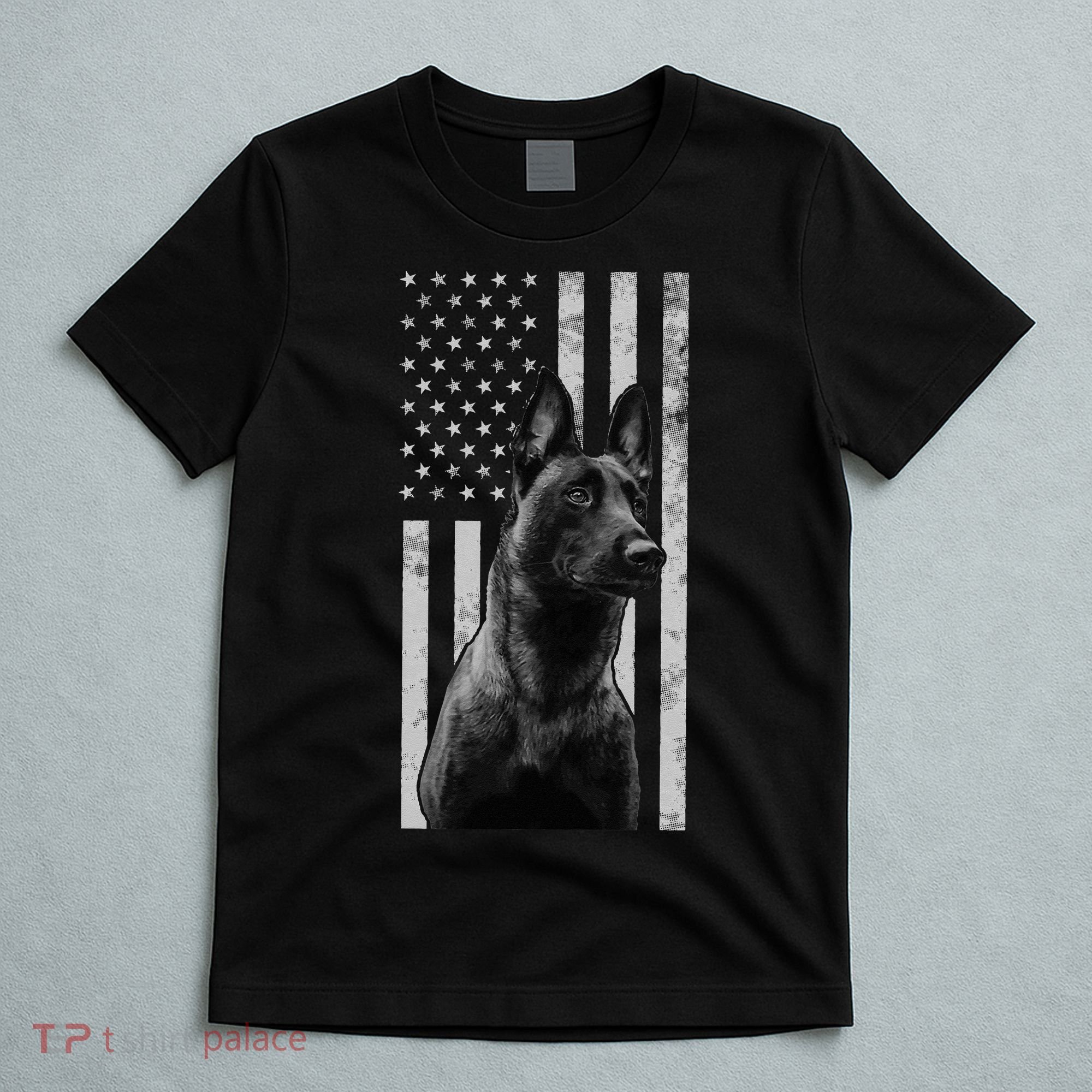 Malinois Police Dog Proud Owner USA K9 Police Canine Handler T-Shirt