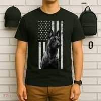 Malinois Police Dog Proud Owner USA K9 Police Canine Handler T-Shirt thumb 6