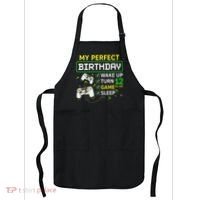 My Perfect Day Video Game 12 Year Old Gift 12th Birthday Apron thumb 0