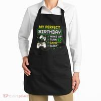 My Perfect Day Video Game 12 Year Old Gift 12th Birthday Apron thumb 2