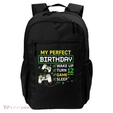 My Perfect Day Video Game 12 Year Old Gift 12th Birthday Backpack