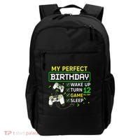 My Perfect Day Video Game 12 Year Old Gift 12th Birthday Backpack thumb 0