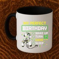 My Perfect Day Video Game 12 Year Old Gift 12th Birthday Coffee Mug thumb 2