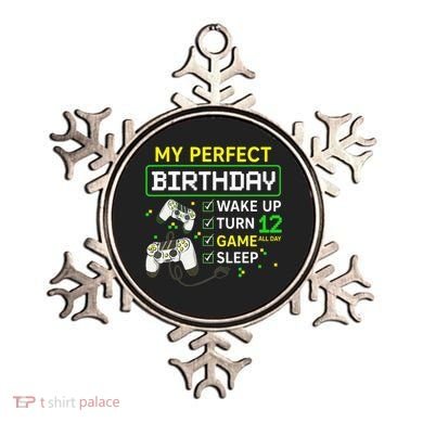 My Perfect Day Video Game 12 Year Old Gift 12th Birthday Ornament