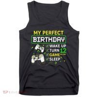 My Perfect Day Video Game 12 Year Old Gift 12th Birthday Tank Top thumb 0