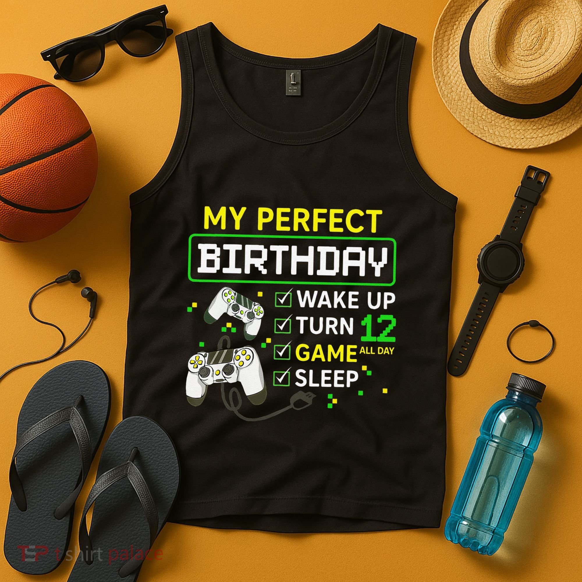 My Perfect Day Video Game 12 Year Old Gift 12th Birthday Tank Top