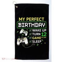 My Perfect Day Video Game 12 Year Old Gift 12th Birthday Golf Towel thumb 0