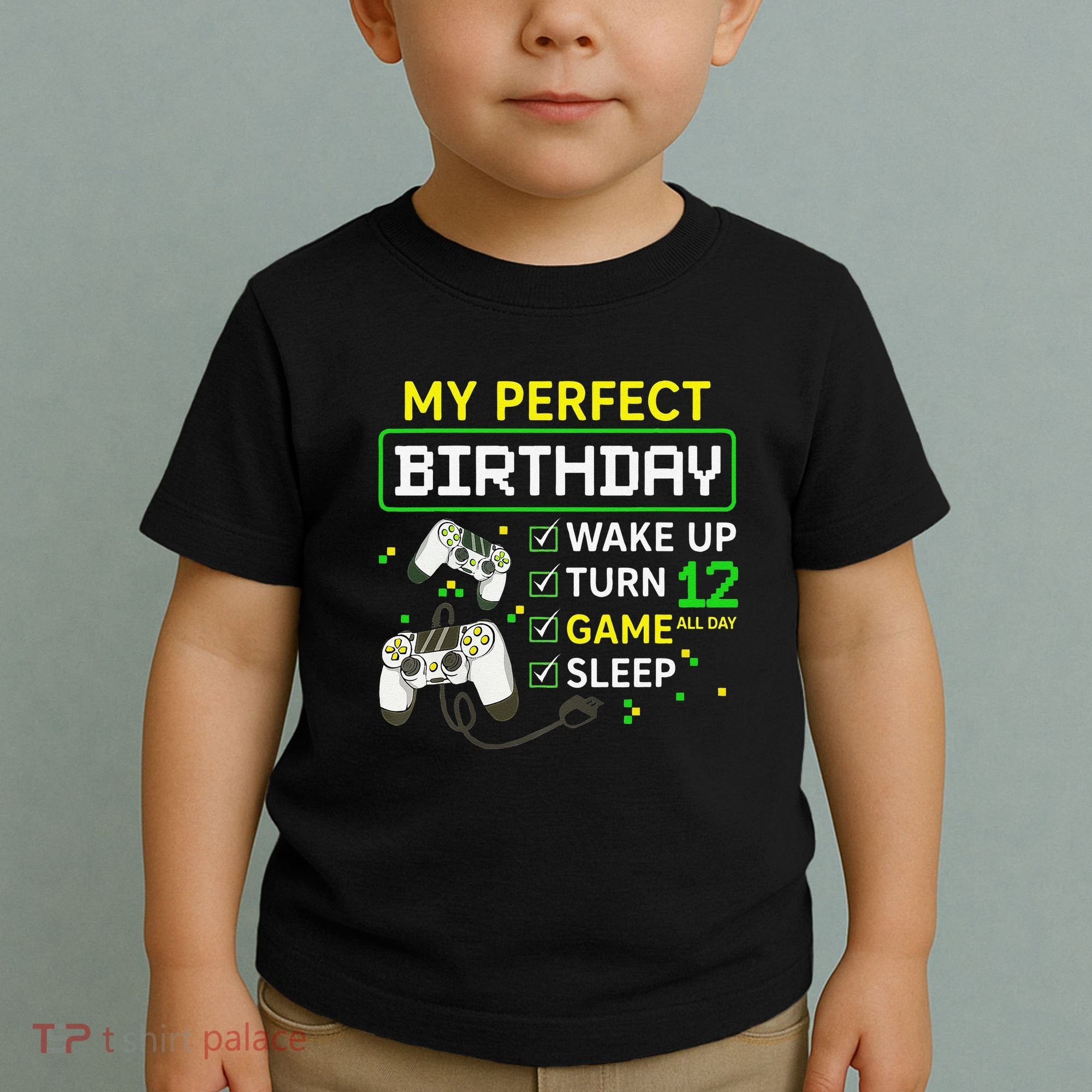 My Perfect Day Video Game 12 Year Old Gift 12th Birthday Toddler T-Shirt