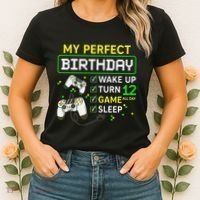 My Perfect Day Video Game 12 Year Old Gift 12th Birthday Women's T-Shirt thumb 2