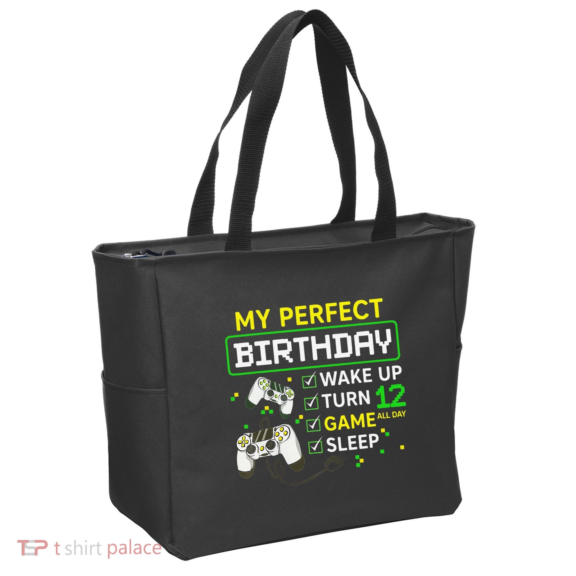 My Perfect Day Video Game 12 Year Old Gift 12th Birthday Tote Bag