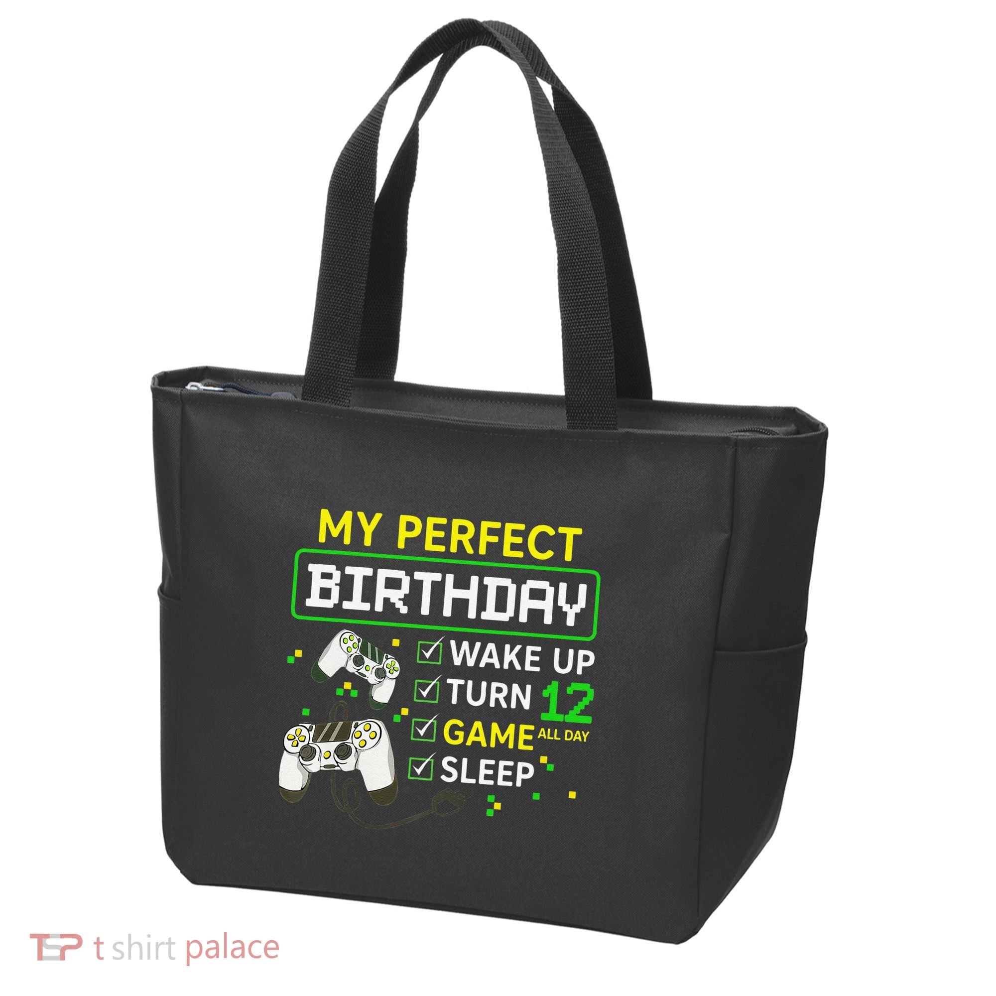 My Perfect Day Video Game 12 Year Old Gift 12th Birthday Tote Bag