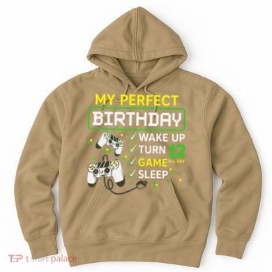 My Perfect Day Video Game 12 Year Old Gift 12th Birthday Hoodie