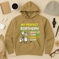 My Perfect Day Video Game 12 Year Old Gift 12th Birthday Hoodie thumb 3