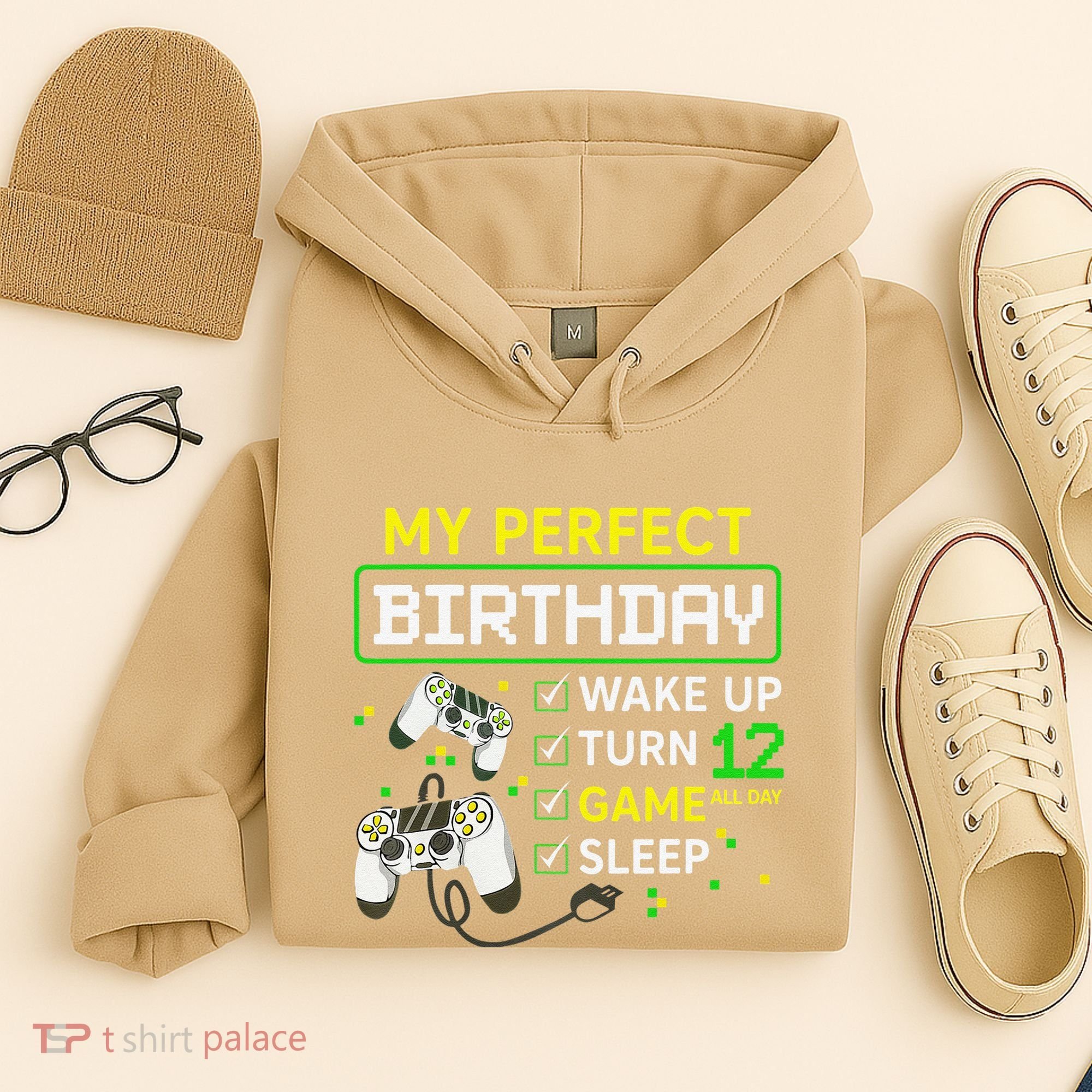 My Perfect Day Video Game 12 Year Old Gift 12th Birthday Hoodie