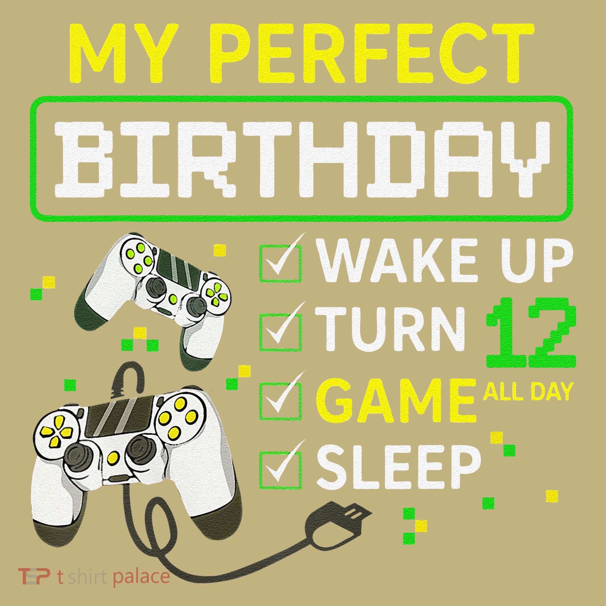 My Perfect Day Video Game 12 Year Old Gift 12th Birthday Sweatshirt