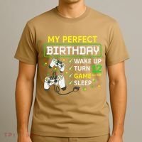My Perfect Day Video Game 12 Year Old Gift 12th Birthday T-Shirt thumb 3