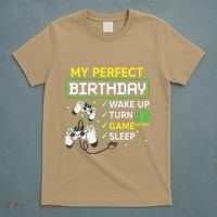 My Perfect Day Video Game 12 Year Old Gift 12th Birthday T-Shirt thumb 5