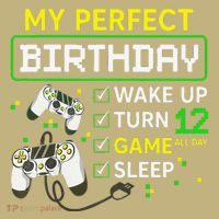 My Perfect Day Video Game 12 Year Old Gift 12th Birthday Mousepad thumb 1