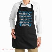 My Perfect Day Play Pickleball Funny Pickleball Gift Apron thumb 2
