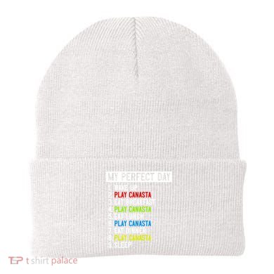 My Perfect Day: Canasta All Day Long! Funny Gift Beanie