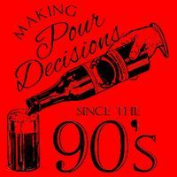 Making Pour Decisions Since The 90s Santa Hat thumb 1