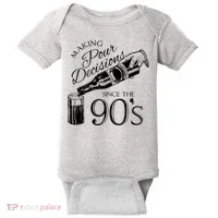 Making Pour Decisions Since The 90s Baby Bodysuit thumb 0
