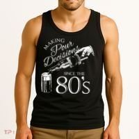 Making Pour Decisions Since The 80s Tank Top thumb 3