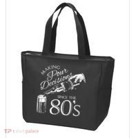 Making Pour Decisions Since The 80s Tote Bag thumb 3
