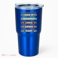 'My Perfect Day' Trains Gift Funny Locomotive Train Lover Meaningful Gift Tumbler thumb 0