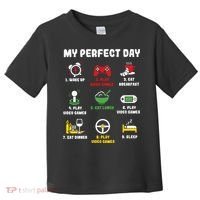 My Perfect Day Gamer Cool Gamer Video Game Toddler T-Shirt thumb 0
