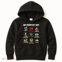 My Perfect Day Gamer Cool Gamer Video Game Kids Hoodie thumb 0