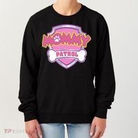 Mom Patrol Dog Mom Dad Women's Sweatshirt thumb 0