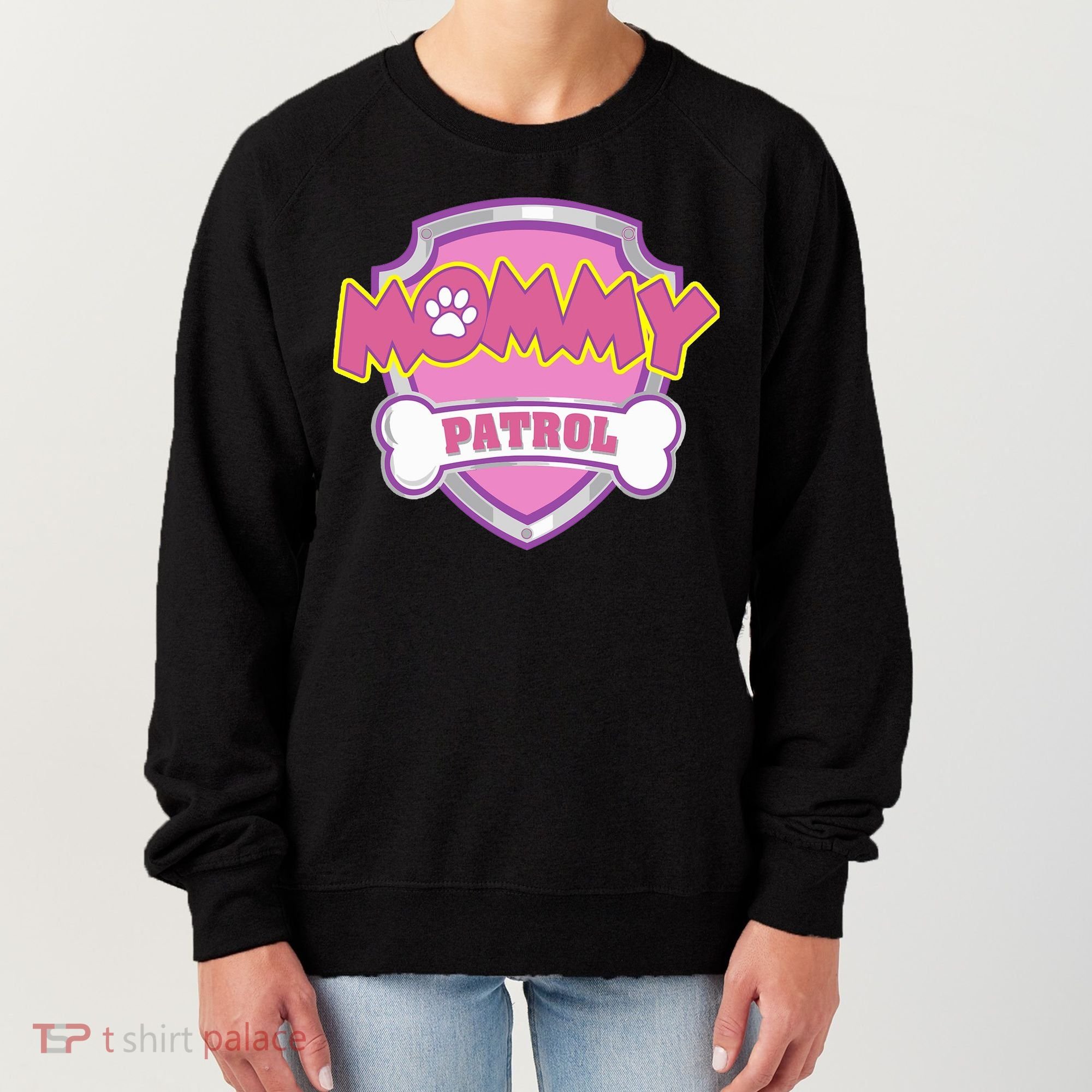 Mom Patrol Dog Mom Dad Women's Sweatshirt