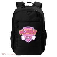 Mom Patrol Dog Mom Dad Backpack thumb 0