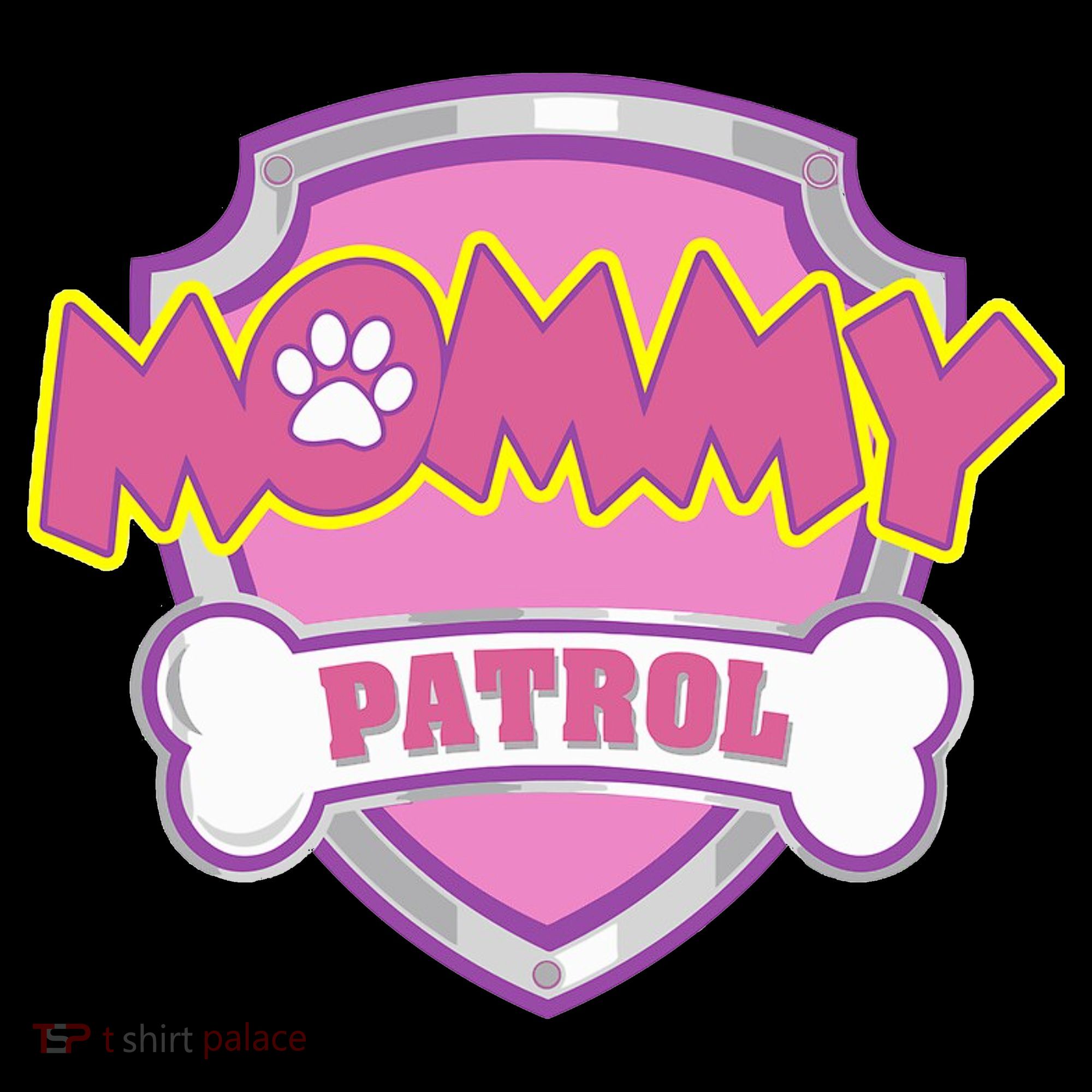 Mom Patrol Dog Mom Dad Coaster