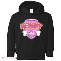 Mom Patrol Dog Mom Dad Toddler Hoodie thumb 0