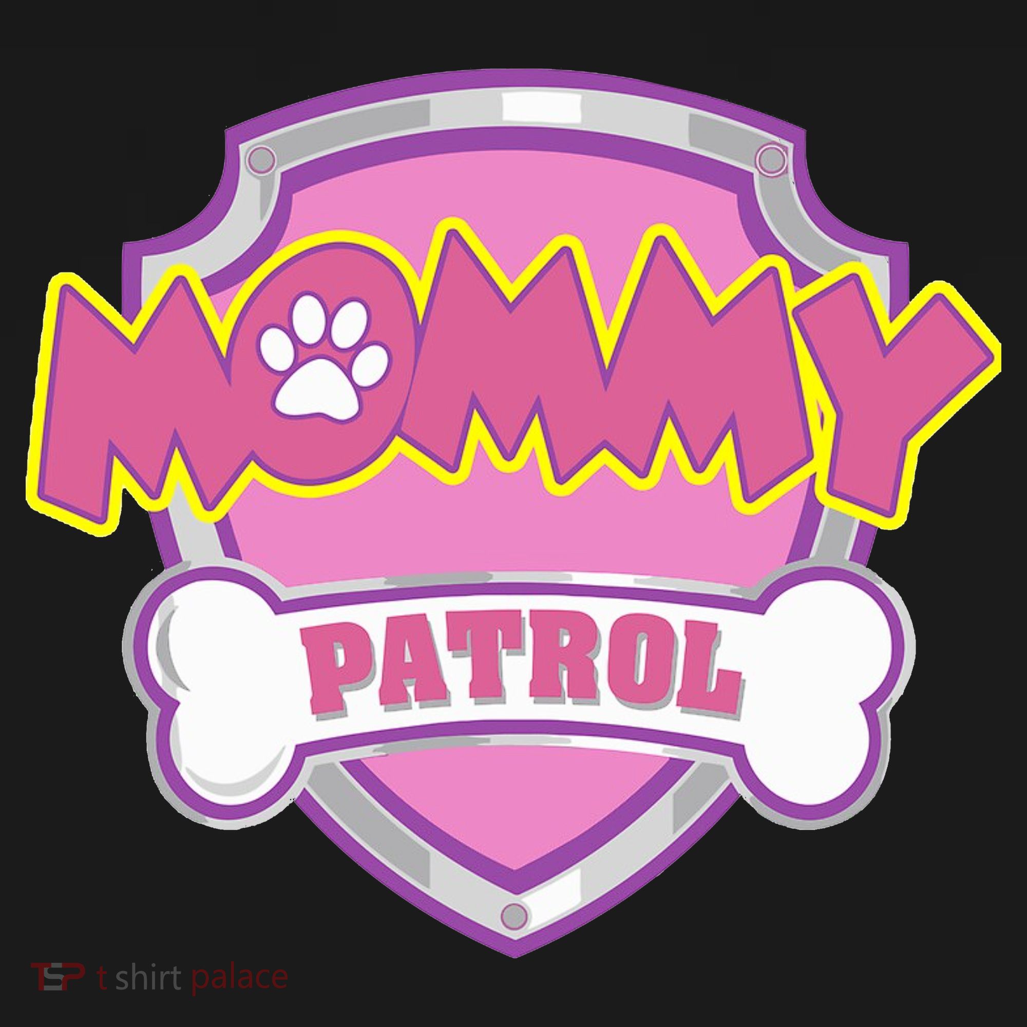 Mom Patrol Dog Mom Dad Toddler Hoodie