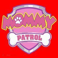Mom Patrol Dog Mom Dad Santa Hat thumb 1