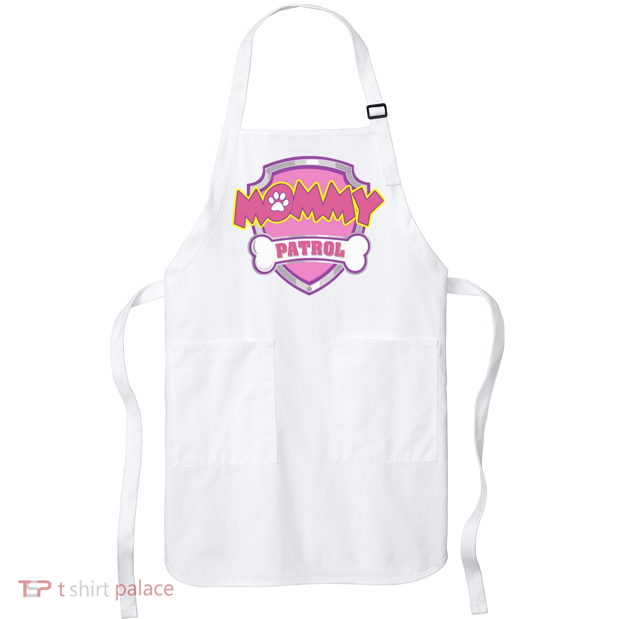 Mom Patrol Dog Mom Dad Apron