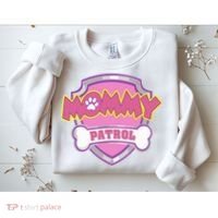 Mom Patrol Dog Mom Dad Sweatshirt thumb 2