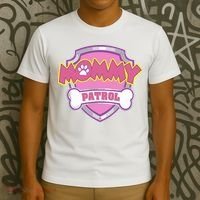 Mom Patrol Dog Mom Dad T-Shirt thumb 3