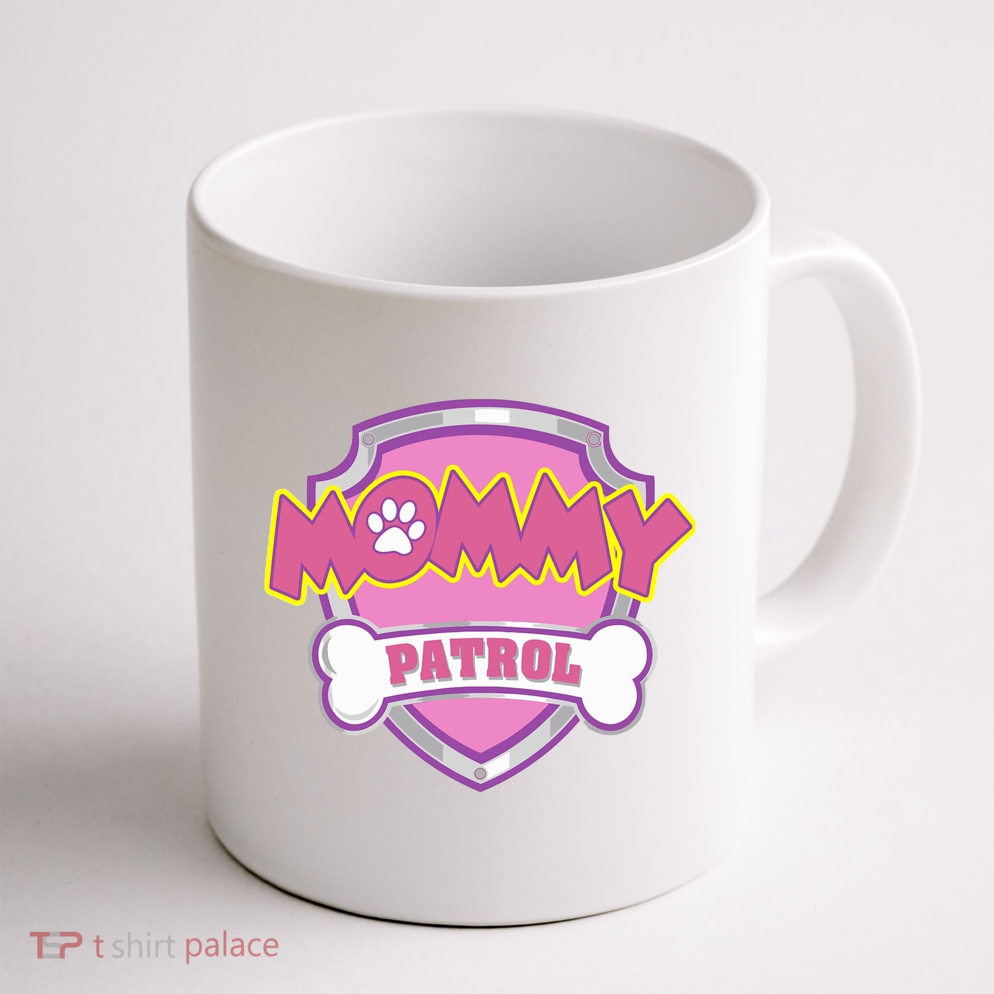 Mom Patrol Dog Mom Dad Coffee Mug
