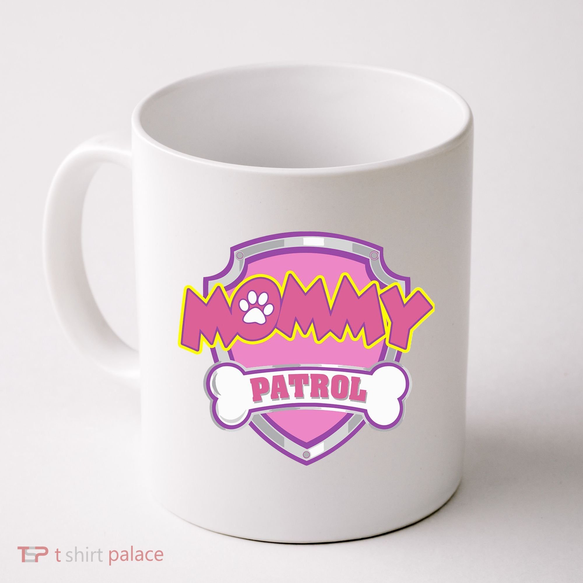 Mom Patrol Dog Mom Dad Coffee Mug