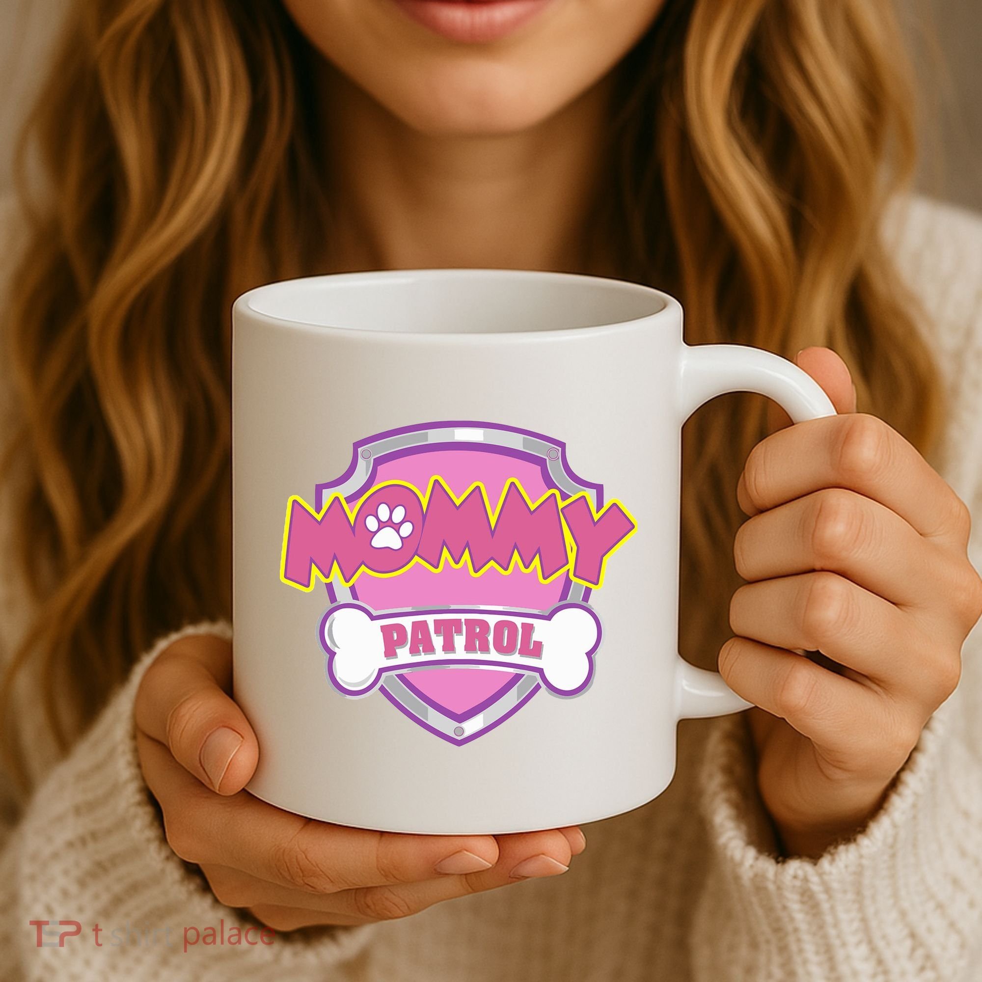 Mom Patrol Dog Mom Dad Coffee Mug